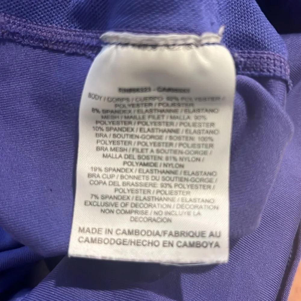 Nike Women’s Dri-fit Athletic Tank Size Medium Purple